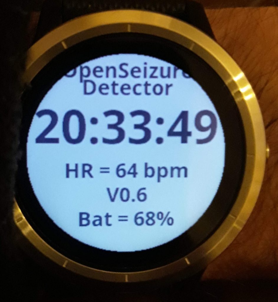 GarminSD starting — version number displayed
